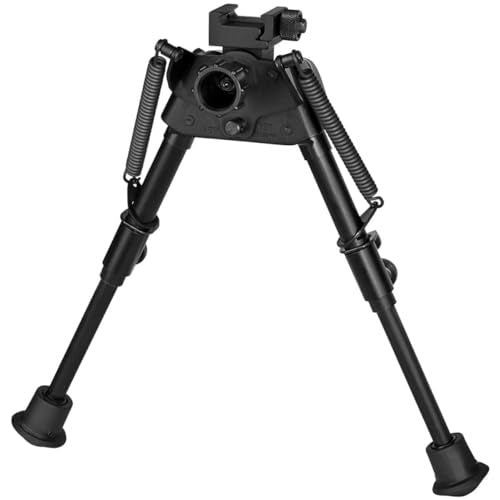 Harris Bipod S-BRP Picatinny Rail Mount 6-9 Inches Black - Rifle Stabilizer