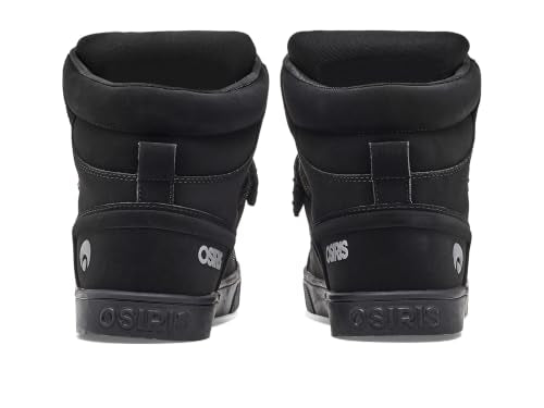 Osiris Mens Rize Ultra Skate Shoes Black/Black, Size 10 - High Comfort & Style