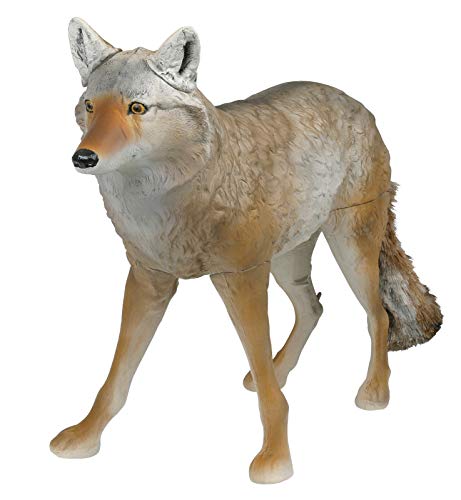 Coyote Decoy with Removable Legs for Predator Hunting and Deterrence
