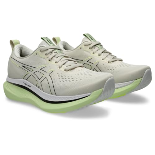 ASICS Women's Glideride Max Running Shoes - Birch/Black, Size 7