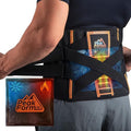 Peak Form L/XL Back Support Brace with Hot Cold Therapy for Lumbar Relief