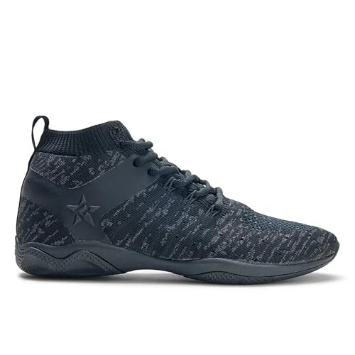 Rebel Athletic Girls Revolution Cheer Shoes - Big Kid Blackout, Size 3