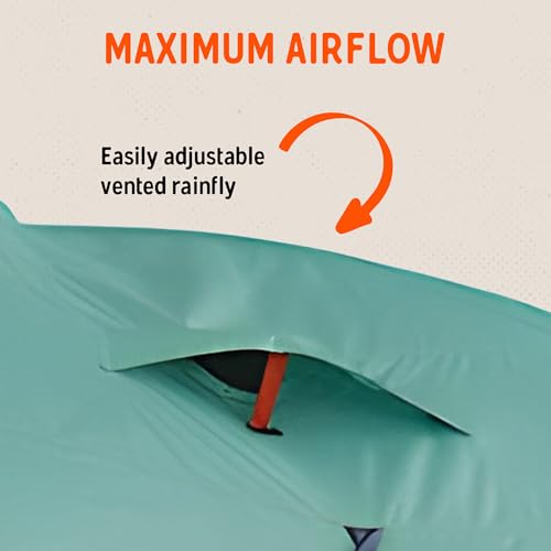 Kelty Rumpus 4/6 Person Freestanding Tent with Extra Large Vestibule - Family & Festival Camping