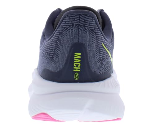 Women's HOKA Mach 6 Running Shoes - Size 7.5, Grey Skies & Charcoal Grey
