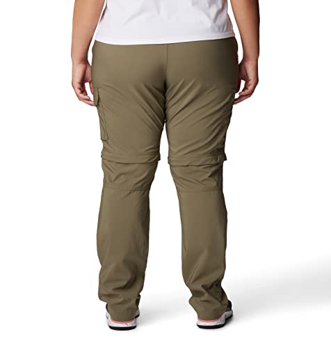 Columbia Women's Silver Ridge Convertible Pants 16 Long Stone Green