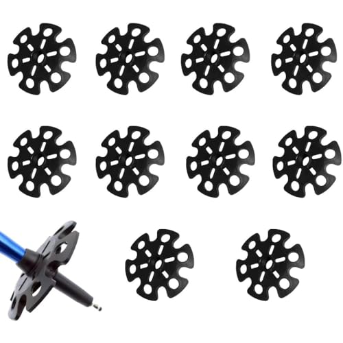 10 Pack Snow Basket Replacement for Trekking and Ski Poles