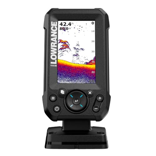 Eagle 4-Inch Fish Finder - Sonar with C-MAP Options, Bright Screen, Easy Installation