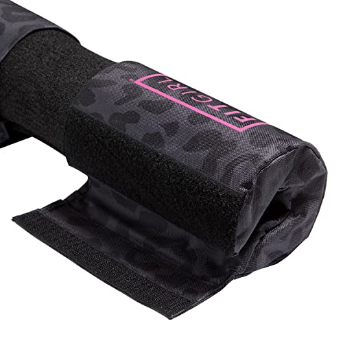 Black Leopard Deluxe Squat and Hip Thrust Pad for Comfortable Leg Workouts