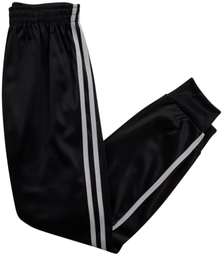 Pro Athlete Boys 3-Piece Tracksuit Set - Black/White, Hoodie Tee Joggers