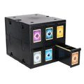BCW Black 6-Drawer Card Catalog for Sports & Trading Cards