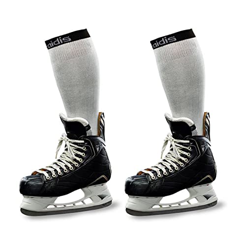 Large Black Cut Resistant Hockey Socks Level 3 Protection with Dyneema Yarn