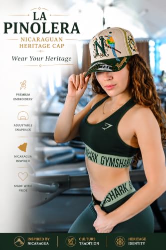 Nicaragua Heritage Baseball Cap Khali - Guardabarranco Bird & Cultural Art Design