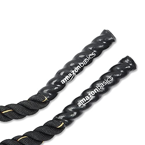 Amazon Basics 2 Inch x 30 Feet Battle Rope for Home Gym Workout, Exercise & Training Equipment