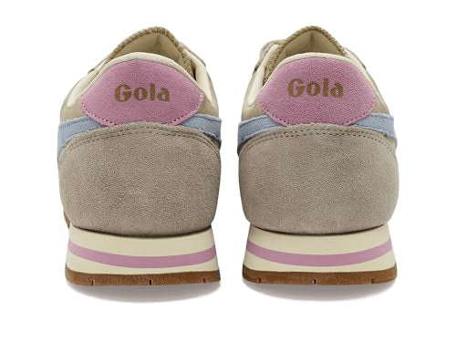 Gola Daytona Blaze Women's Sneakers - Gold, Size 8.5, Air Cushion, Candy Accent