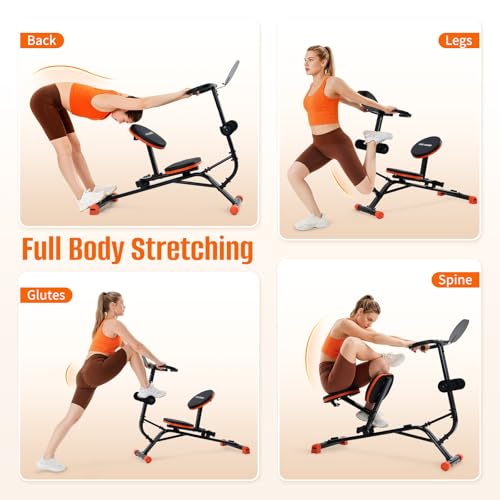 HXD-ERGO Full Body Back & Hamstring Stretching Machine - Adjustable Home Flexibility Trainer