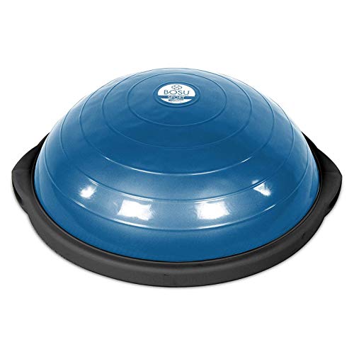 Blue/Black BOSU Sport Balance Trainer - Compact, Non-Slip, Versatile Fitness Equipment
