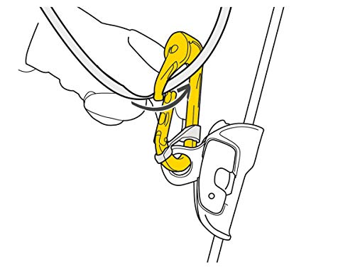 PETZL Rollclip A Pulley with Triact-Lock Carabiner for Climbing & Rescue