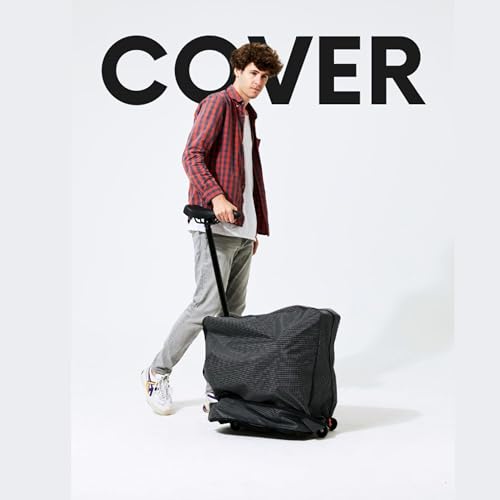 Invisibility Bagcover for Brompton Folding Bicycle - Lightweight Waterproof Travel Cover - Black RIPSTOP Variation