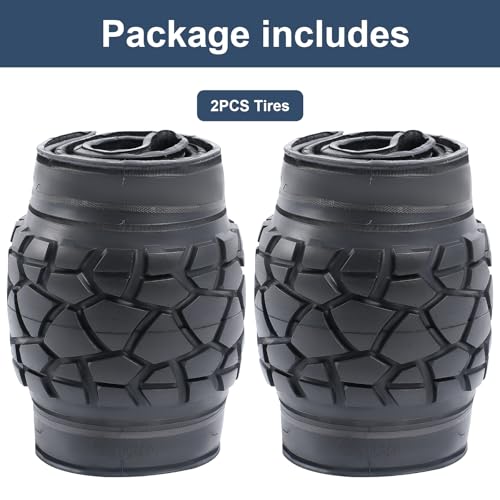 YunSCM 2-Pack 20x4.0 Fat Bike Tires for Electric & Mountain Bikes