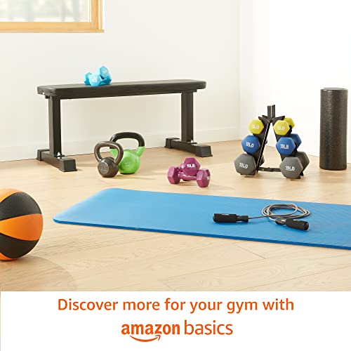 Dumbbell Set with Rack - 6 Pairs of Neoprene Hand Weights 5, 10, 15 lbs