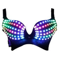 Women’s LED Light Up Bra for Rave Festival Nightclub Party Wear