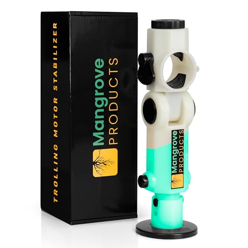 Gen3 Adjustable Trolling Motor Stabilizer with Shock Absorber - White/Black/Glow in the Dark