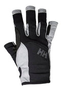 Helly Hansen Short Sailing Gloves - Large Black Unisex Deck Protection