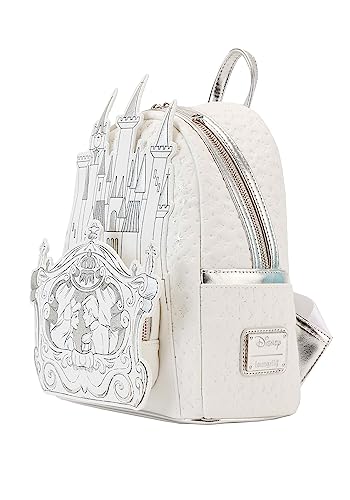 Disney Cinderella Mini Backpack Loungefly Vegan Leather Girl's Bag - One Size