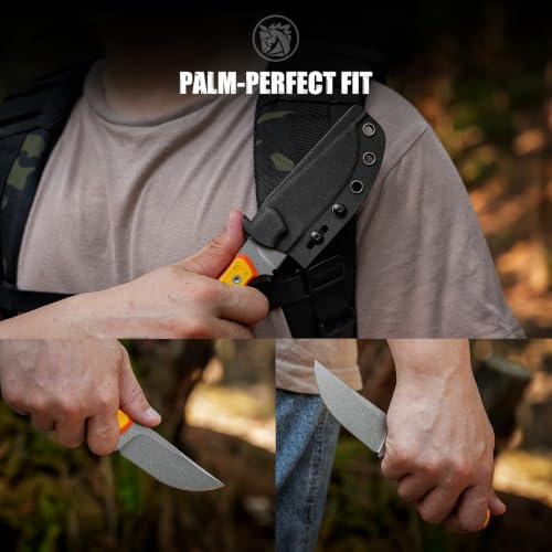 Vosteed Mink Cheese Orb 14C28N Fixed Blade Knife with G10 Handle – Compact EDC Knife