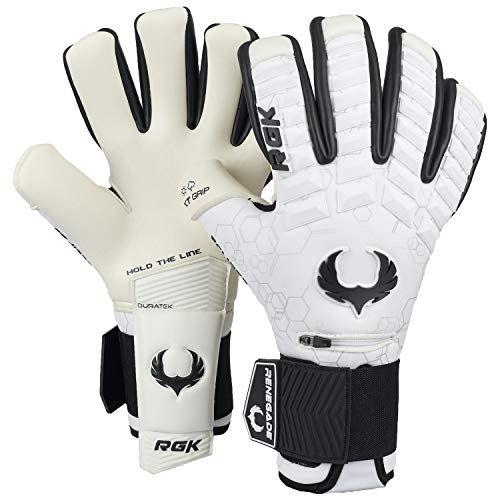 Renegade GK Eclipse Phantom Goalkeeper Gloves - Level 5, Adult & Youth, 9 Size, Fingersave, Max Grip & Comfort