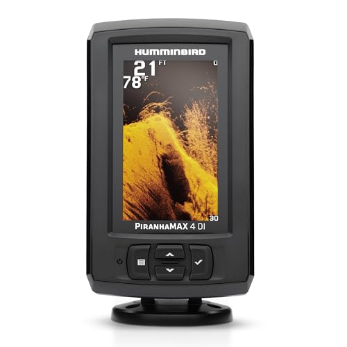 Humminbird PiranhaMAX 4 DI Fish Finder with Down Imaging & 4.3-Inch Color Display