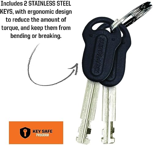 Kryptonite Kryptolok Mini-7 U-Lock with 4ft Security Cable & Keys - Mini_w_Cable