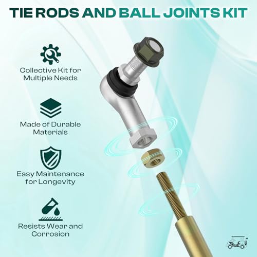 Golf Cart Tie Rod Kit for Club Car DS & Villager 2009-Up - Steering Control