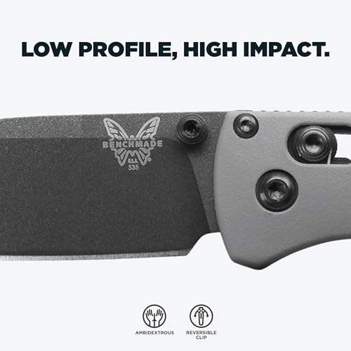 Benchmade Bugout EDC Knife Storm Gray Grivory S30V Blade 535BK-08