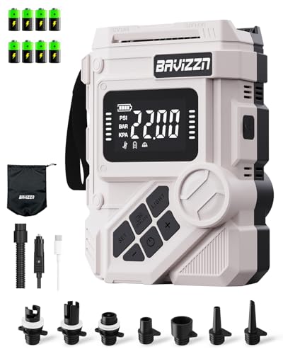 Rechargeable SUP Pump 59.2Wh Gray Electric Paddle Board Inflator 22PSI