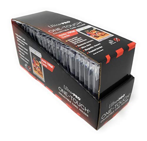 100 Pt Magnetic Jersey Card Holders for Trading Cards - Box of 25