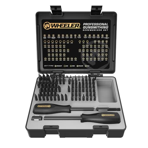 Wheeler 89 Piece Gunsmithing Screwdriver Set with Storage Case - Variation 2.0