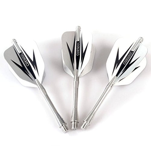 CUESOUL Professional Tungsten Steel Tip Darts with Deluxe Case - 30g, Luxury Variation