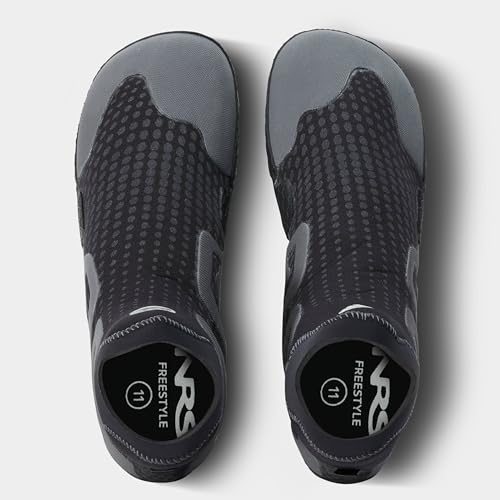 NRS Freestyle Wetshoe 3mm Neoprene Water Shoes Black, Size 8