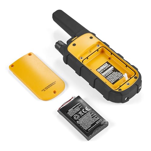 DEWALT DXFRS800 FRS Walkie Talkies 2W Waterproof 2 Pack - Long Range, Dustproof, 18-Hour Battery