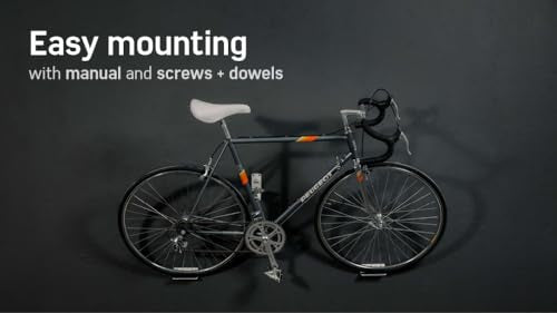 Wall Mount Pedal Hook for E-Bike & MTB - Grey, Set of 1