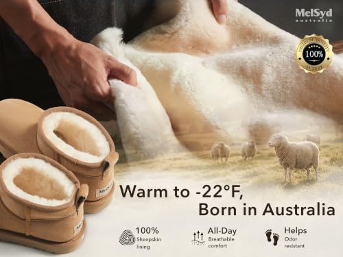 Mini Sheepskin Boots with Arch Support - Classic Chestnut 9 / Warm to -22°F