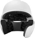 Marucci DuraVent Batting Helmet Senior White NOCSAE Certified - Reversible Jaw Guard