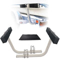 C CLINK Heavy Duty Aluminum Square Tube Trailer Guide Kit, 20 Inch Stainless Steel Poles