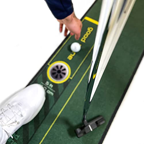 Wellputt 10ft Professional Golf Putting Mat for Indoor Practice