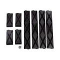 Modular Marine Bunk Guide-On Kit - Black for 2x6 Wooden Bunks, Boat Trailer