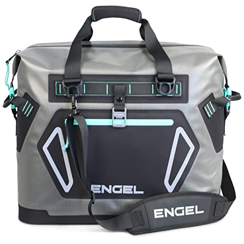 Engel HD30 32 Qt Soft-Sided Cooler Bag Dark Gray/Seafoam - Insulated Outdoor Tote