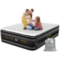 DIVON Queen Air Mattress with Built-in Pump, 18-Inch Raised, Grey for Guests & Camping