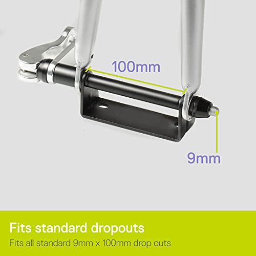 2-Pack Lockable Bike Fork Mount for Truck Bed Bike Racks - Secure Transport