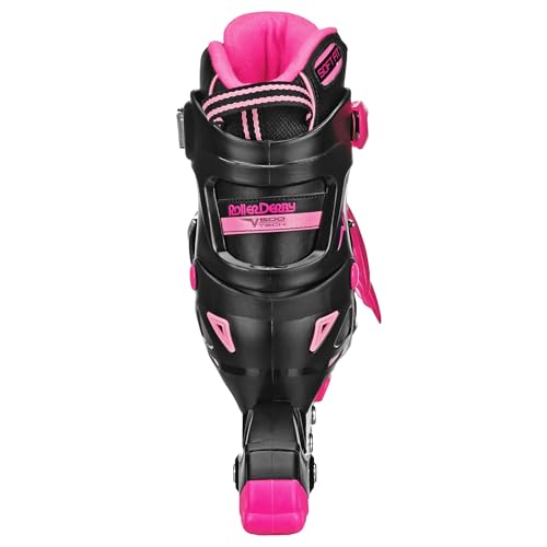 Adjustable Inline Skates for Adults & Youth - Black & Pink Performance Skates